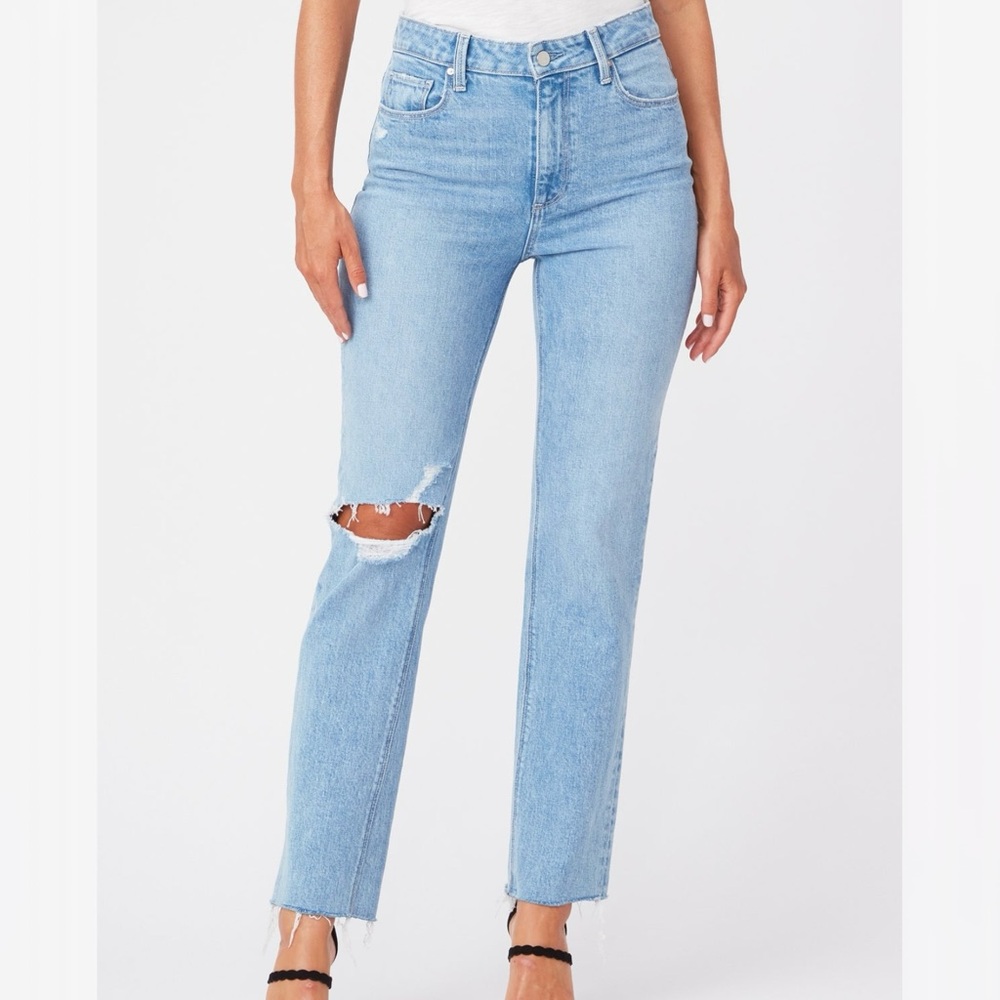 Paige Stella Straight Light Wash Jeans Size 29